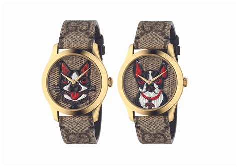 gucci boston terrier watch|Gucci Releases Boston Terrier Watches for Thailand.